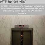 Florida Jury got stuck in an elevator before a case against 